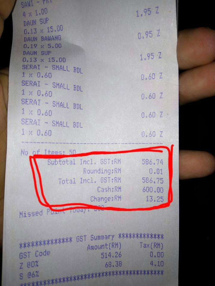 Student Wrongly Charged Rm348 For Ikan Bilis Warns Others To Check Receipts - World Of Buzz