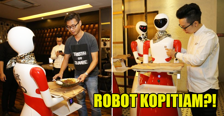 This Cool Kopitiam Has Robots As Waiters In Replacement Of Humans - World Of Buzz 1