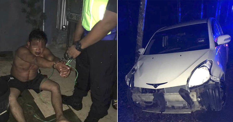 abducted girl jumps off moving car while culprit crashes into tree and caught by public world of buzz 1