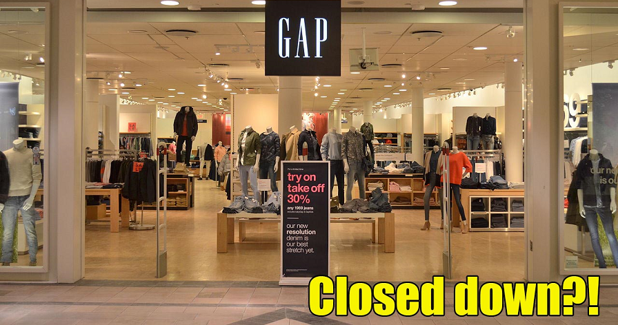 American Clothing Retailer GAP is Shutting Down All Stores in Malaysia - WORLD OF BUZZ