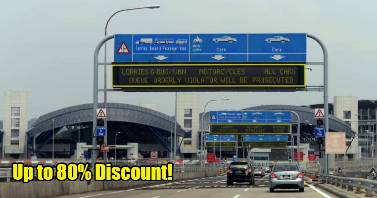 You Can Enjoy Up To 80% Off Tolls At Johor-Singapore Second Link Starting 13 Feb! - World Of Buzz