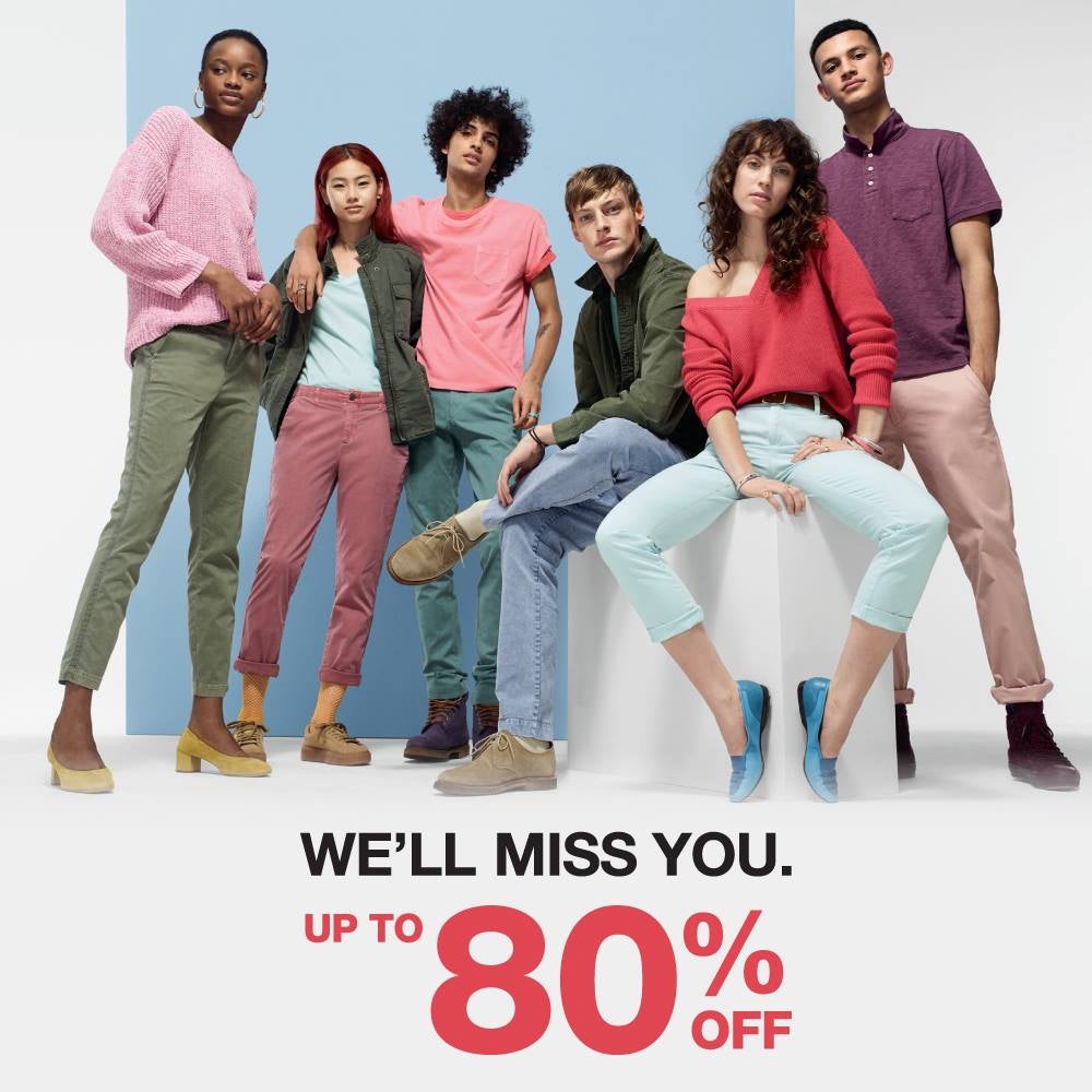 Gap And Banana Republic Gives Up To 80% Discounts All Stores In M'sia Shut Down - World Of Buzz