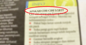 Local Newspaper Gets Massive Backlash After Publishing 'Traits' of LGBT - WORLD OF BUZZ 1