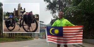 M'sian Who Cycled 3,200Km To China Tragically Dies In Fatal Accident On Plus - World Of Buzz