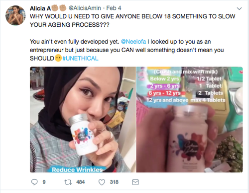 Neelofa Receives Backlash From Netizens After Promoting Anti-Wrinkle Supplement For Babies - World Of Buzz 3
