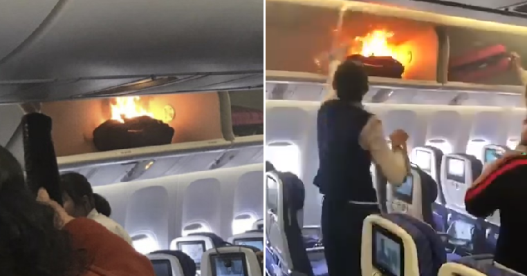 Power Bank on Plane Unexpectedly Catches Fire, Passengers Forced to Evacuate - WORLD OF BUZZ 3