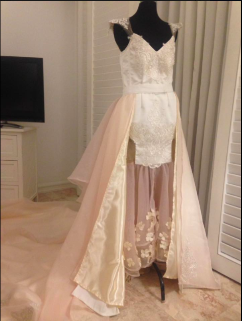 Woman Disappointed After Receiving Horribly Designed Gown The Day Before Her Wedding - World Of Buzz 12