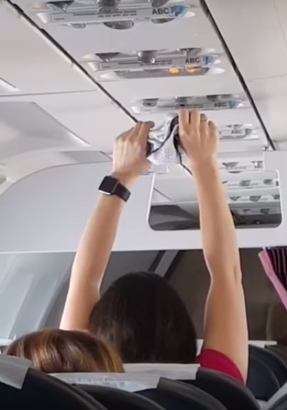 Woman Takes Out Underwear to Dry On Plane, Leaves Passengers Stunned - WORLD OF BUZZ 2
