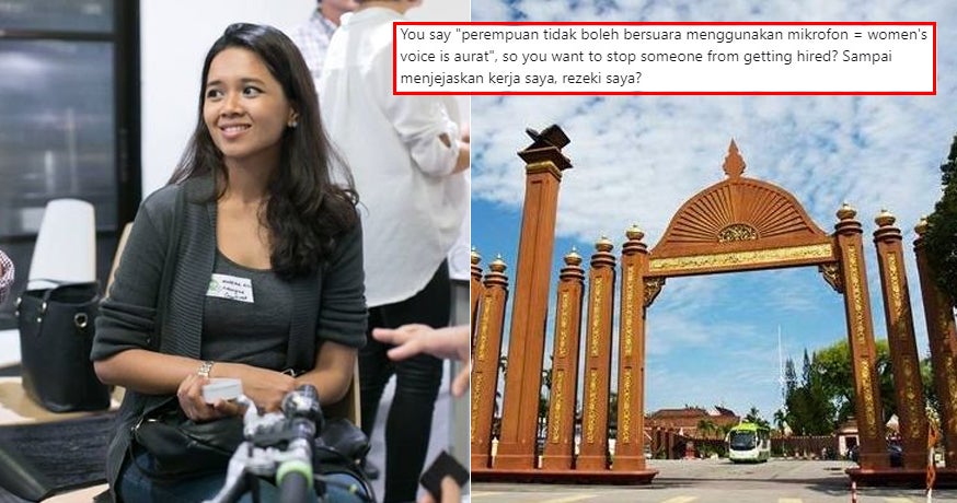 Emcee Gets Barred From Hosting Kota Bharu Event Because Women's Voice is Aurat - WORLD OF BUZZ