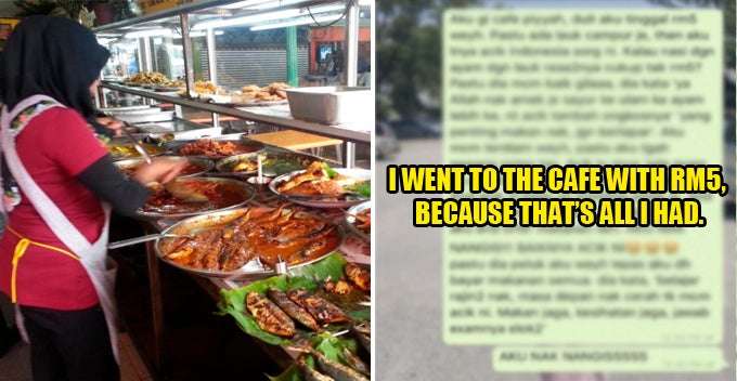 broke malaysian student shares how indonesian rice vendor offers to pay for her lunch world of buzz