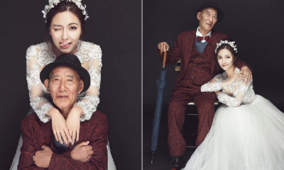 Filial Granddaughter Fulfills Grandpa'S Wish Of Seeing Her In Wedding Gown In Sweet Photoshoot - World Of Buzz 8