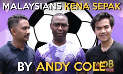 Malaysians Kena Sepak By Andy Cole - World Of Buzz