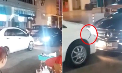 Mercedes Going Wrong Way Refuses To Reverse And Hits Bezza'S Bumper In Pj - World Of Buzz
