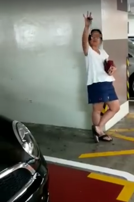 Rude Woman Says She Has 'Money To Burn' When Caught Hogging Family Parking Lot - World Of Buzz 1