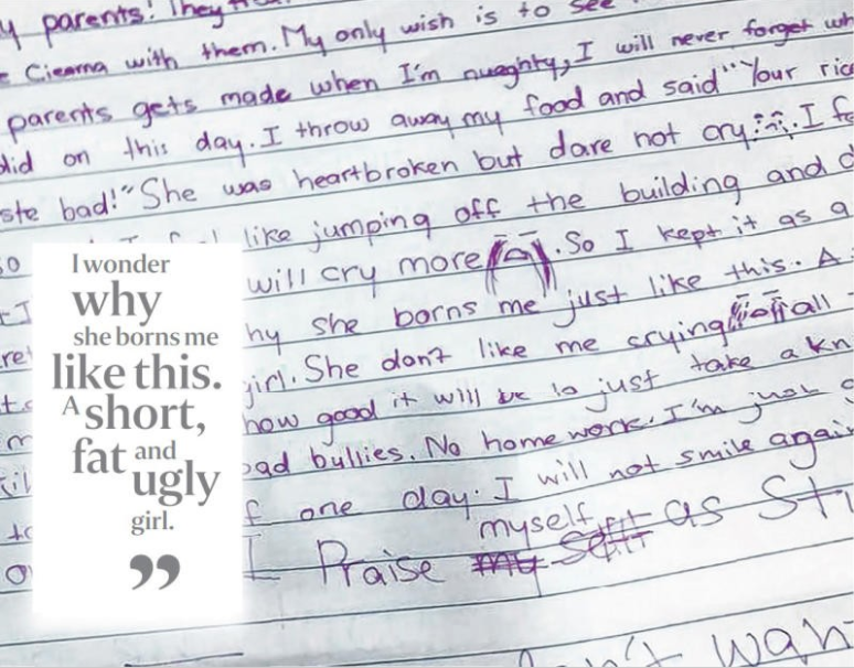 Shocked Mother Finds Suicidal Note from 10yo Daughter Saying She is "Short, Fat & Ugly" - WORLD OF BUZZ 1