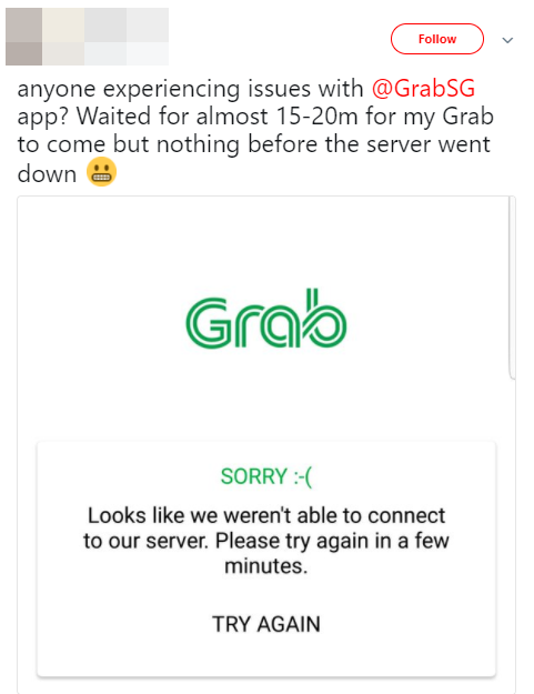 Grab Experiences 3-Hour Disruption Across Southeast Asia Just Days Before Uber Ceases Operations - WORLD OF BUZZ 1