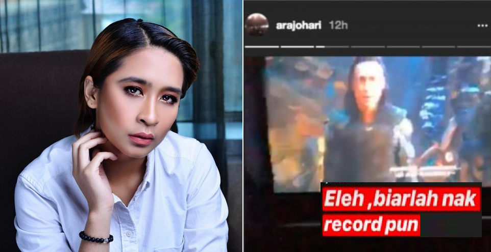 "It's my right!" Ara Johari Uploads Snippets of Avengers on her IG Story, Comes Under Fire from Netizens - WORLD OF BUZZ