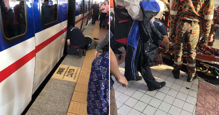 Kelana Jaya LRT Experiences Delays After Lady Faints and Falls on Tracks As Train Approached - WORLD OF BUZZ 7
