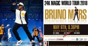 PR Worldwide Announce Bruno Mars KL Concert to Go on As Planned on 9th May - WORLD OF BUZZ 9