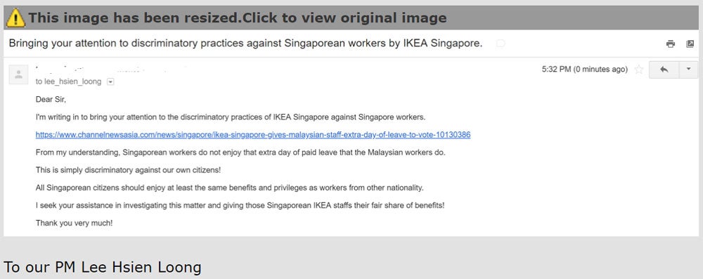 S'poreans are Angry That IKEA SG Gave M'sian Employees Paid Leave for GE14 - WORLD OF BUZZ 2