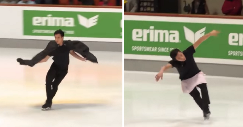 Video Of Malaysian Figure Skater At Competition Goes Viral - World Of Buzz 1