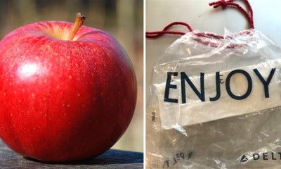 Woman Brings Apple Given By Cabin Crew Through Customs, Gets Fined Rm2,000 - World Of Buzz 1