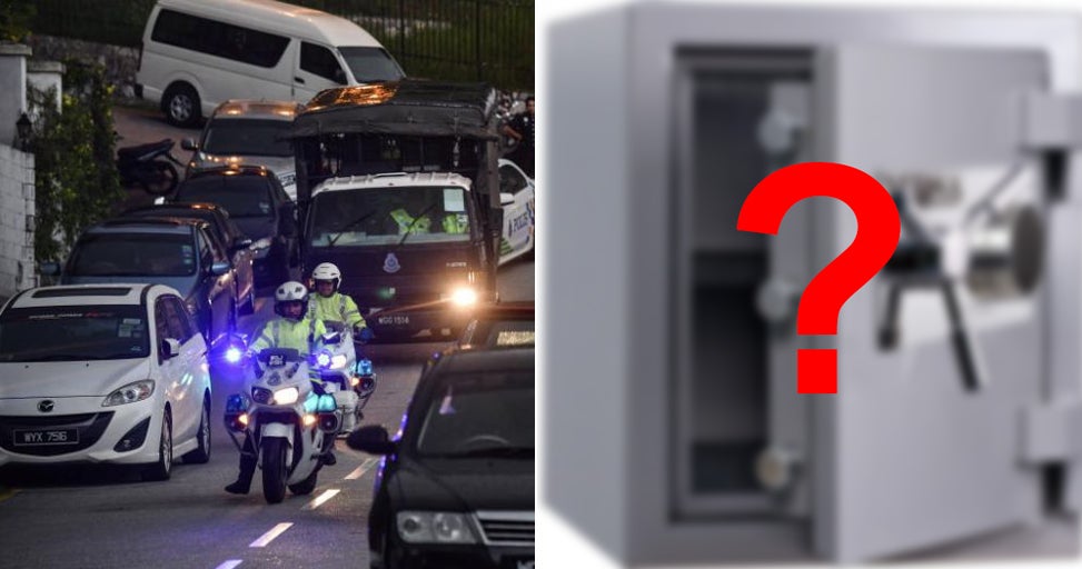 Police Found A Safe While Raiding Najib's Home And Drilled All Day to Open It - WORLD OF BUZZ