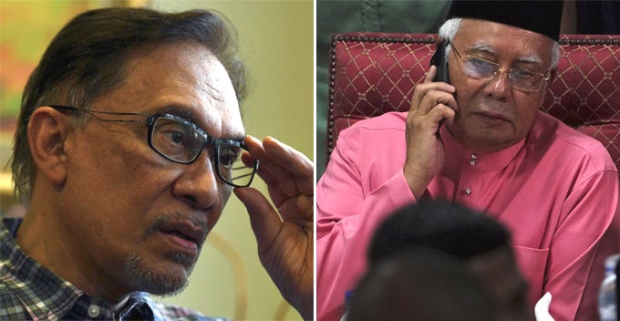 Anwar's Advice to Najib : Find a Good Defence Lawyer - WORLD OF BUZZ