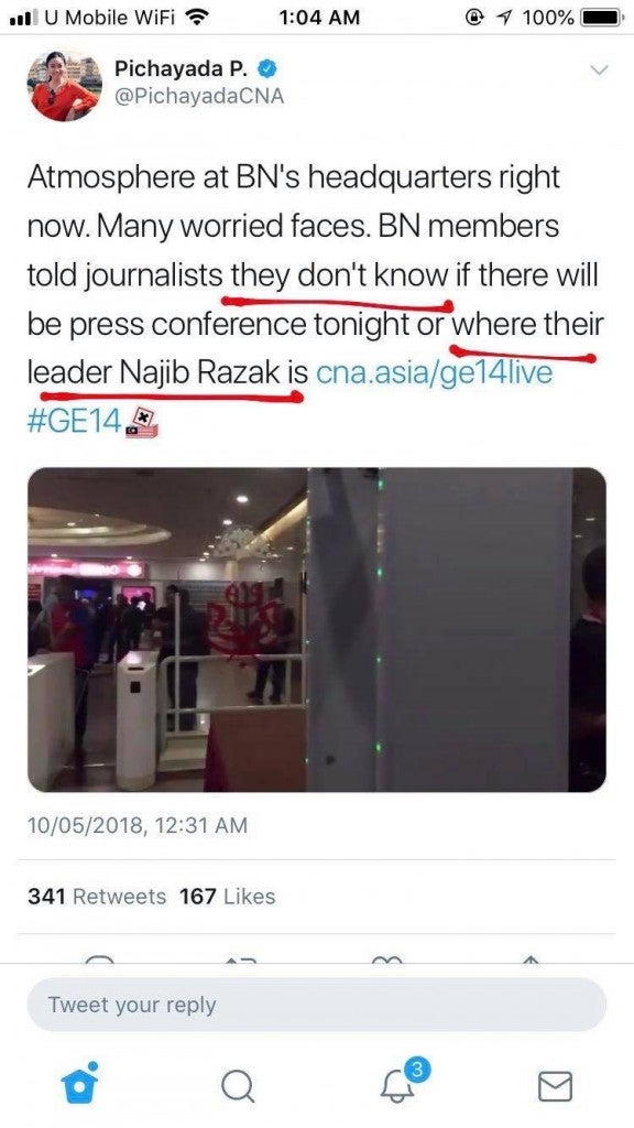Bn Has Lost The Battle And Malaysians Are Wondering Where Najib Is - World Of Buzz 2