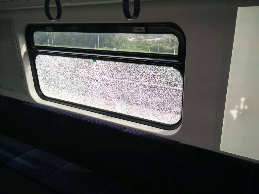 Ktm Train Plastered In Bn Stickers Allegedly Vandalised By Angry M'sians - World Of Buzz 1
