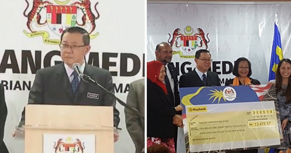 Lim Guan Eng: Tabung Harapan Has Raised More Than RM7mil in Less Than 24 Hours - WORLD OF BUZZ 2