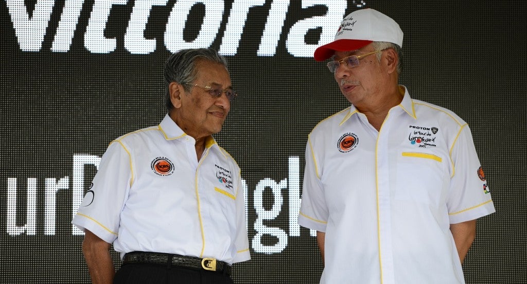 Mahathir Najib F1 Afifabdhalim
