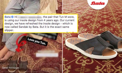 Malaysians Looking For Tun Mahathir'S Slippers And Bata Responded! - World Of Buzz
