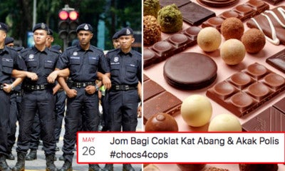 Malaysians Want To Give Chocolate To All Policemen, Here'S How You Can Join - World Of Buzz