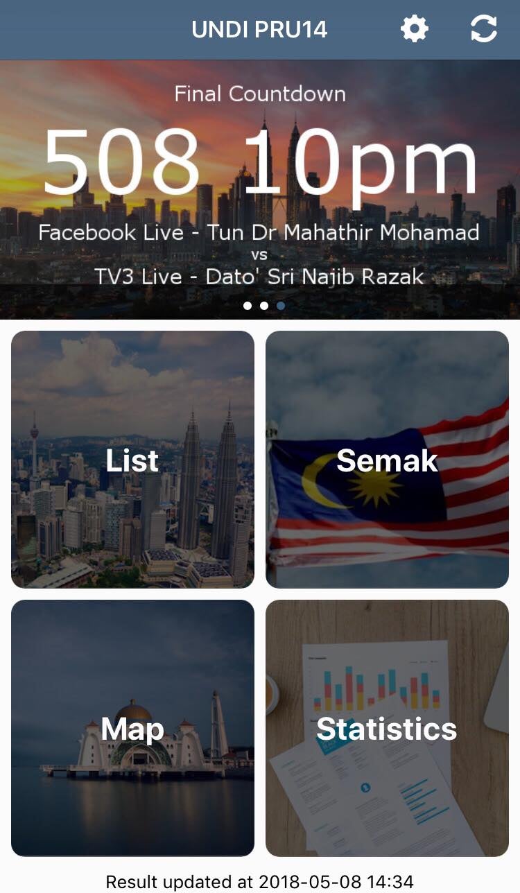 M'sians Can Easily Keep Track Of Live Ge14 Results On Polling Day Via This App - World Of Buzz