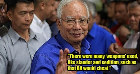 Najib Finally Speaks Up After 24-Hour Silence, Denies Any Cheating in GE14 - WORLD OF BUZZ