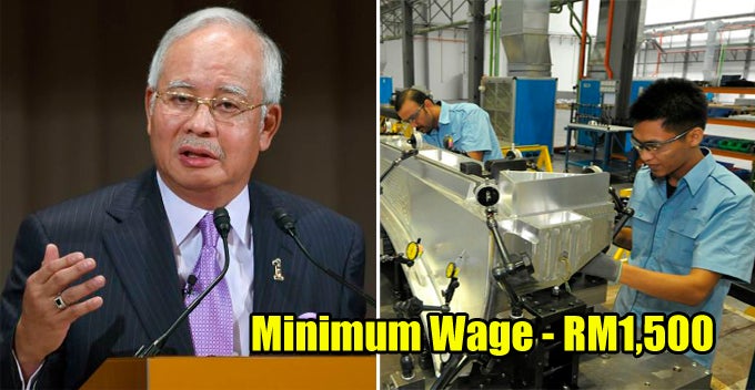 Najib: Minimum Wage To Be Raised To Rm1,500 And Fathers To Get 3 Days Of Paternity Leave If Bn Wins - World Of Buzz