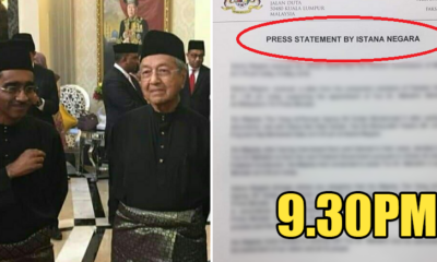 National Palace Confirms Dr. M Will Be Sworn In At 9.30Pm Tonight - World Of Buzz