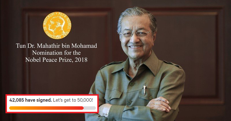 Petitions For Mahathir To Receive Nobel Peace Prize - World Of Buzz 4