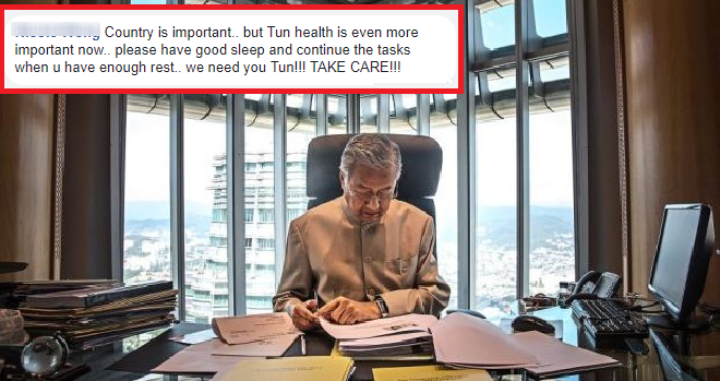 "Please Take Care of Your Health Tun M, We Love You," Concerned M'sians Say - WORLD OF BUZZ 4