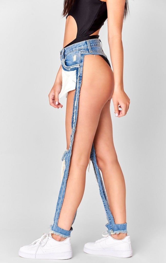 This "Extreme Cut-Out" Jeans With Hemlines and Pockets Only Costs a Whopping RM660 - WORLD OF BUZZ 1