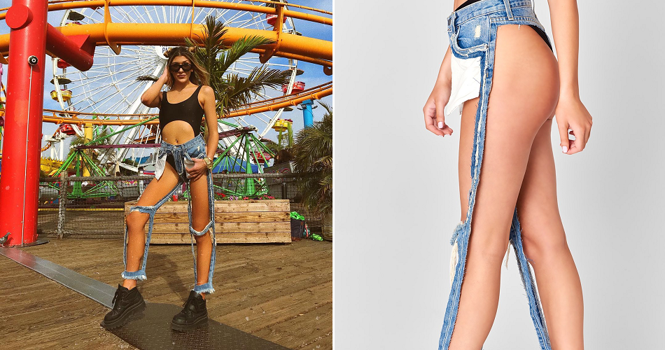 Would you wear these Php 8714 'extreme cut out jeans'? - When In Manila