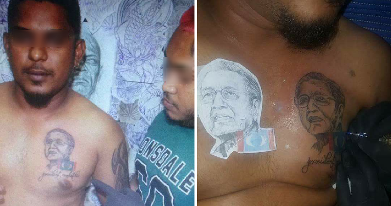 This M'Sian Loves Mahathir So Much He Actually Got Inked With His Face! - World Of Buzz 2