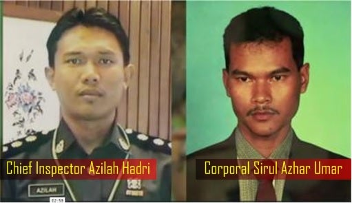 Altantuya Muder Chief Inspector Azilah Hadri and Corporal Sirul Azhar Umar