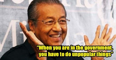 Dr M Says He Cant Always Be Popular As The Mahthir Factor Wont Last Forever World Of Buzz 1 E1529636196853