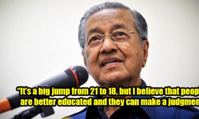 Dr Mahathir Wants To Lower Voting Age To 18 After M'Sia Showed People Power In Ge14 - World Of Buzz