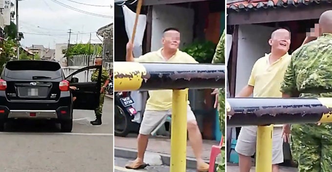 Man Shows Finger And Intimidates Rela Officer In Jonker Street After Going Against Traffic - World Of Buzz