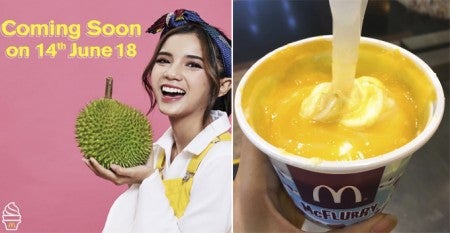 Mcdonalds D24 Durian Ice Cream Will Be Back On 14 June 2018 World Of Buzz 1 E1530069198322
