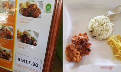 M'Sian Family Pays Rm290 And Gets &Quot;Some Rice, 3 Cubes  Of Chicken And Some Vegetables&Quot; - World Of Buzz