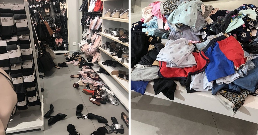 Staff From Popular Clothing Store Chain Spend Hours Cleaning Up Mess & Only Go Home at 1am - WORLD OF BUZZ